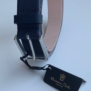 Dark Blue Massimo Dutti Men's Belt